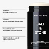 SALT & STONE Natural Deodorant | Extra Strength Natural Deodorant for Women & Men | Aluminum Free with Seaweed Extracts, Shea Butter & Probiotics | Free From Parabens, Sulfates & Phthalates (2.6 oz)-UPStoxs