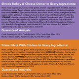 Purina Friskies Gravy Wet Cat Food Variety Pack, Poultry Shreds, Meaty Bits & Prime Filets - (Pack of 32) 5.5 oz. Cans-UPStoxs