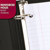 Mead Loose Leaf Paper, Notebook Paper, Wide Ruled Filler Paper, Reinforced, 8 x 10.5, 100 Sheets (15006), White-UPStoxs