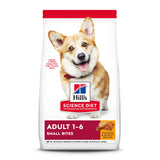 Hill's Science Diet Adult 1-6, Adult 1-6 Premium Nutrition, Small Kibble, Dry Dog Food, Chicken & Barley, 15 lb Bag-UPStoxs