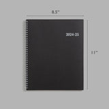 Blue Sky 2024-2025 Academic Year Weekly and Monthly Planner, 8.5" x 11", Flexible Cover, Wirebound, Enterprise (150144)-UPStoxs