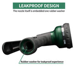 AUTOMAN-Garden-Hose-Nozzle,ABS Water Spray Nozzle with Heavy Duty 7 Adjustable Watering Patterns,Slip Resistant for Plants,Lawn,Washing Cars,Cleaning,Showering Pets & Outdoor Fun.-UPStoxs