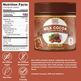 ChocZero Milk Chocolate Hazelnut Spread - Keto Friendly, No Sugar Added, Best Low Carb Dessert, Perfect Topping for Almond Flour Pancakes, Naturally Sweetened with Monk Fruit (1 jar, 12 oz)-UPStoxs