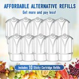 elvizam 10 Pack Refill Cartridge Kit Compatible with ZEVOM364 and Max Plug-in Light, Replacement Fit for ZEVO (10 Pack)-UPStoxs