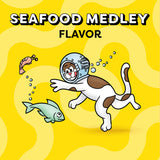 TEMPTATIONS Classic Crunchy and Soft Cat Treats, SEAFOOD MEDLEY, Multiple Sizes-UPStoxs