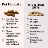 Pet Honesty Multivitamin Dog Supplement, Glucosamine chondroitin for Dogs, Probiotics, Omega Fish Oil, Dog Supplements & Vitamins, Dog Vitamins for Skin and Coat Allergies, (Peanut Butter 90 ct)-UPStoxs