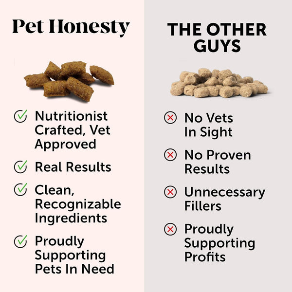Pet Honesty Multivitamin Dog Supplement, Glucosamine chondroitin for Dogs, Probiotics, Omega Fish Oil, Dog Supplements & Vitamins, Dog Vitamins for Skin and Coat Allergies, (Peanut Butter 90 ct)-UPStoxs