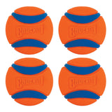 Chuckit Ultra Ball Dog Toy, Medium (2.5 Inch Diameter) Pack of 4, for Breeds 20-60 Lbs-UPStoxs