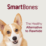 SmartBones Smart Twist Sticks With Peanut Butter 50 Count, Rawhide-Free Chews For Dogs, SBTT-02943, 50-count-UPStoxs