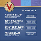 Victor Allen's Coffee Variety Pack (Morning Blend, 100% Colombian, Donut Shop Blend, and French Roast), 42 Count, Single Serve Coffee Pods for Keurig K-Cup Brewers-UPStoxs