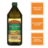 Pompeian Robust Extra Virgin Olive Oil, First Cold Pressed, Full-Bodied Flavor, Perfect for Salad Dressings & Marinades, 48 FL. OZ.-UPStoxs