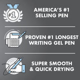 PILOT G2 Premium Refillable & Retractable Rolling Ball Gel Pens, Fine Point, Blue Ink, 12 Count (31021)-UPStoxs