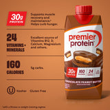 Premier Protein chocolate peanut butter protein shake nutrition information