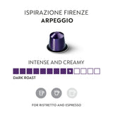 Nespresso Capsules OriginalLine, Arpeggio Intenso, Dark Roast Coffee, 50 Count Coffee Pods, Brews 1.35oz-UPStoxs