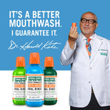 TheraBreath Fresh Breath Mouthwash, Icy Mint Flavor, Alcohol-Free, 16 Fl Oz (Pack of 2)-UPStoxs