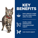 Hill's Science Diet Perfect Weight, Adult 1-6, Weight Management Support, Dry Cat Food, Chicken Recipe, 7 lb Bag-UPStoxs