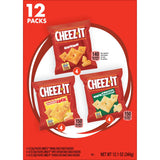 Cheez-It Cheese Crackers, Baked Snack Crackers, Lunch Snacks, Variety Pack, 12.1oz Box (12 Packs)-UPStoxs