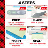 Scotch Thermal Laminating Pouches,200 Pack Laminating Sheets,3 Mil,8.9 x 11.4 Inches, Education Supplies & Craft Supplies, For Use With Thermal Laminators, Letter Size Sheets (TP3854-200)-UPStoxs
