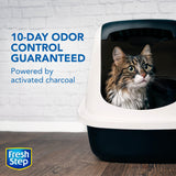 Fresh Step Advanced Unscented Clumping Cat Litter, 18.5 lbs, Low Dust, Activated Charcoal-UPStoxs