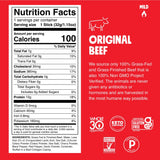 Chomps Grass-Fed and Finished Original Beef Jerky Snack Sticks 10-Pack - Keto, Paleo, Whole30, 10g Lean Meat Protein, Gluten-Free, Zero Sugar Food, Non-GMO-UPStoxs