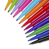 Paper Mate Felt Tip Pens Flair Marker Pens, Medium Point, Assorted, 24 Count-UPStoxs