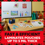 Scotch Brand PRO Thermal Laminator, Never Jam Technology Automatically Prevents Misfed Items,2 Roller System,9 inch (TL906)-UPStoxs