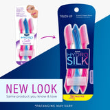 Schick Hydro Silk Touch-Up Dermaplaning Tool with Precision Cover, 9ct | Dermaplane Razor, Face Razors for Women, Eyebrow Razor, Facial Razor, Dermaplaning Razor, Womens Face Razor Peach Fuzz Remover-UPStoxs