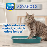 Fresh Step Clumping Cat Litter, Advanced, Multi-Cat Odor Control, Extra Large, 37 Pounds total (2 Pack of 18.5lb Boxes)-UPStoxs
