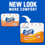 Scott ComfortPlus Toilet Paper, 36 Mega Rolls (2 Packs of 18), 425 Sheets per Roll, Septic-Safe, 1-Ply Toilet Tissue-UPStoxs