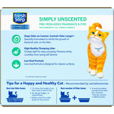 Fresh Step Advanced Unscented Clumping Cat Litter, 18.5 lbs, Low Dust, Activated Charcoal-UPStoxs