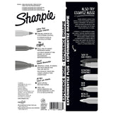 Sharpie Permanent Markers Variety Pack, Featuring Ultra-Fine, Chisel Tip, And Fine Tip Marker Set, Writing And Poster Markers, Black, 6 Count-UPStoxs