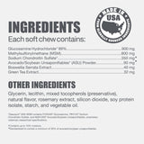 Nutramax Laboratories Dasuquin with MSM Joint Health Supplement for Large Dogs - With Glucosamine, MSM, Chondroitin, ASU, Boswellia Serrata Extract, and Green Tea Extract, 150 Soft Chews-UPStoxs