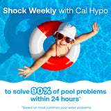 HTH 52037 Swimming Pool Care Shock Advanced, Swimming Pool Chemical, Cal Hypo Formula (12 Pack)-UPStoxs