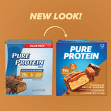 Pure Protein Bars, High Protein, Nutritious Snacks to Support Energy, Low Sugar, Gluten Free, Chocolate Salted Caramel, 1.76 oz., 12 Count (Pack of 1) (Packaging May Vary)-UPStoxs