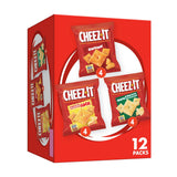 Cheez-It Cheese Crackers, Baked Snack Crackers, Lunch Snacks, Variety Pack, 12.1oz Box (12 Packs)-UPStoxs