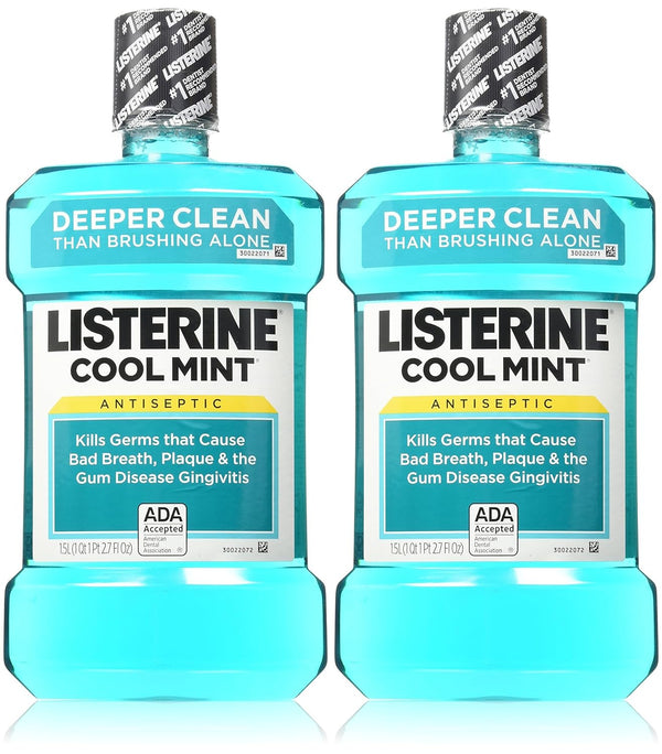 Listerine Cool Mint Antiseptic Mouthwash, 50.7 fl. oz., 2 pk.