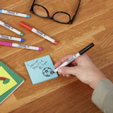 Sharpie Permanent Markers Variety Pack, Featuring Ultra-Fine, Chisel Tip, And Fine Tip Marker Set, Writing And Poster Markers, Black, 6 Count-UPStoxs