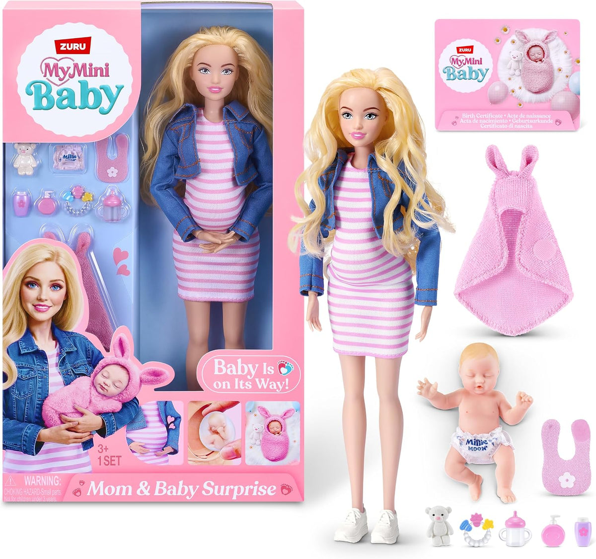 ZURU MY MINI Brittany Mom & Baby Surprise Doll