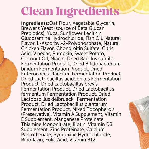 Pet Honesty Multivitamin Dog Supplement, Glucosamine chondroitin for Dogs, Probiotics, Omega Fish Oil, Dog Supplements & Vitamins, Dog Vitamins for Skin and Coat Allergies, (Chicken 90 ct)-UPStoxs