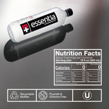Essentia Water LLC , 99.9% Pure, Infused with Electrolytes for a Smooth Taste, pH 9.5 or Higher; Ionized Alkaline Water, Black, 42.3 Fl Oz (Pack of 12)-UPStoxs
