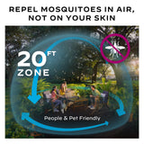 Thermacell Rechargeable Mosquito Repeller Refills; Advanced Repellent Formula Provides 20 foot Protection Zone; Compatible with Thermacell E-Series & Radius Only; No DEET, Spray or Flame-UPStoxs