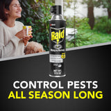 Raid Wasp & Hornet Killer Spray, Bug Killer Kills the Entire Nest, 14 Oz, 2 Count-UPStoxs