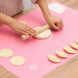 Silicone Non-Stick Baking Mat - Heat-Resistant Kneading & Rolling Mat