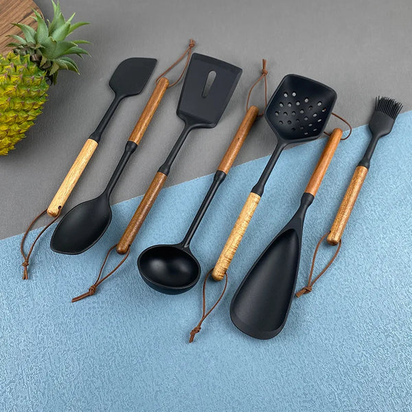 Silicone Spatula Kitchen Set