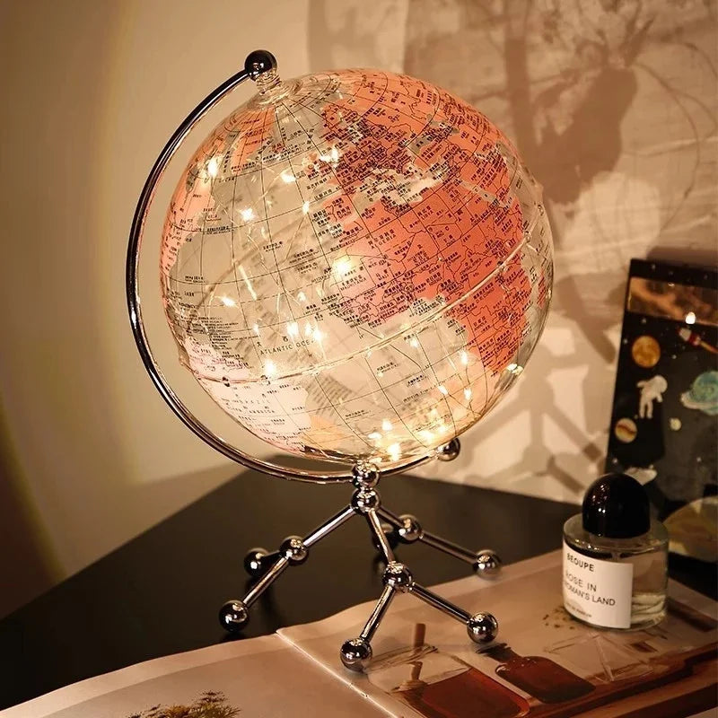 Luxury Globe and Sailboat Metal Sculpture