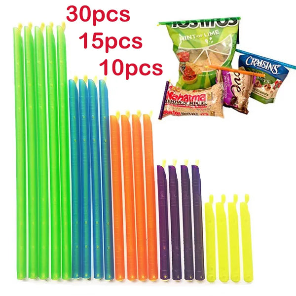 Snack Bag Clips Set - Heavy-Duty Chip & Food Bag Sealers
