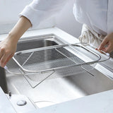 Expandable Stainless Steel Sink Strainer Basket - Kitchen Drain Rack