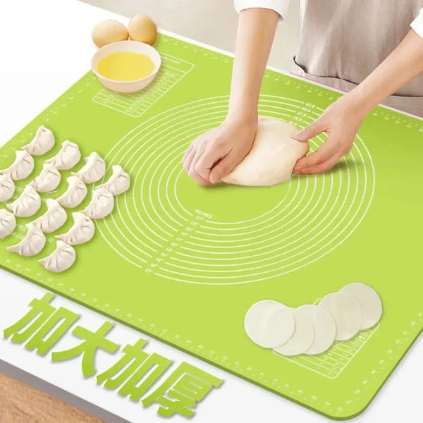 Silicone Non-Stick Baking Mat - Heat-Resistant Kneading & Rolling Mat