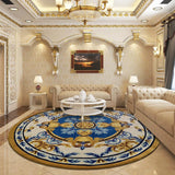 Round Short-Pile Area Rug