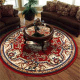 Round Short-Pile Area Rug